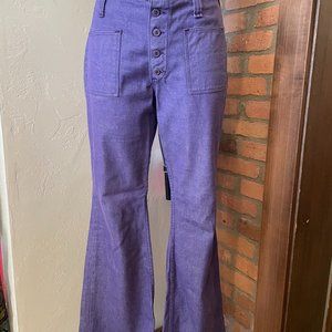 1960s Vintage Purple Wrangler Jeans